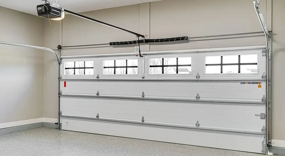 Garage Door Track Repair, Realignment, and Replacement on One Visit